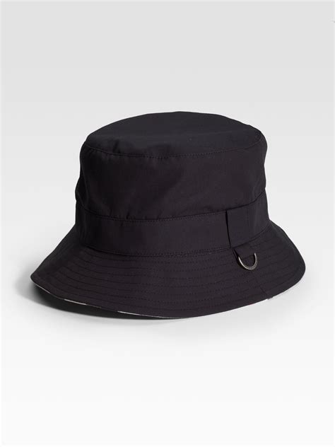 burberry faux leather bucket hat|Burberry bucket hats for men.